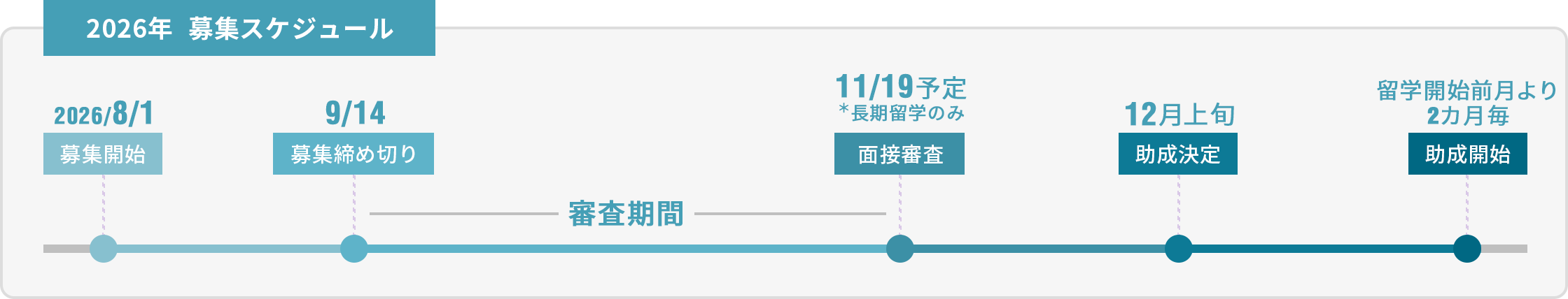 年間スケジュール