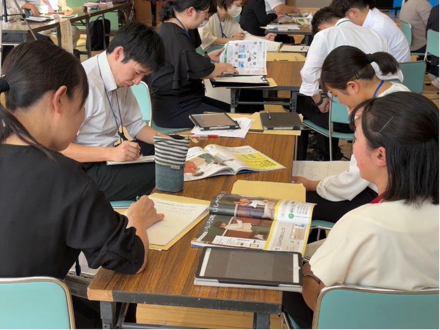 自由進度学習を学年ごとに考える様子