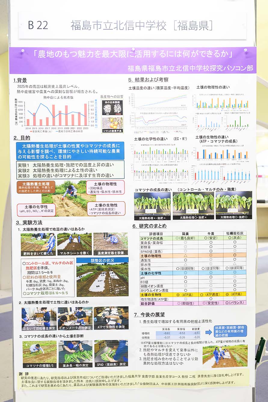福島市立北信中学校（福島県）