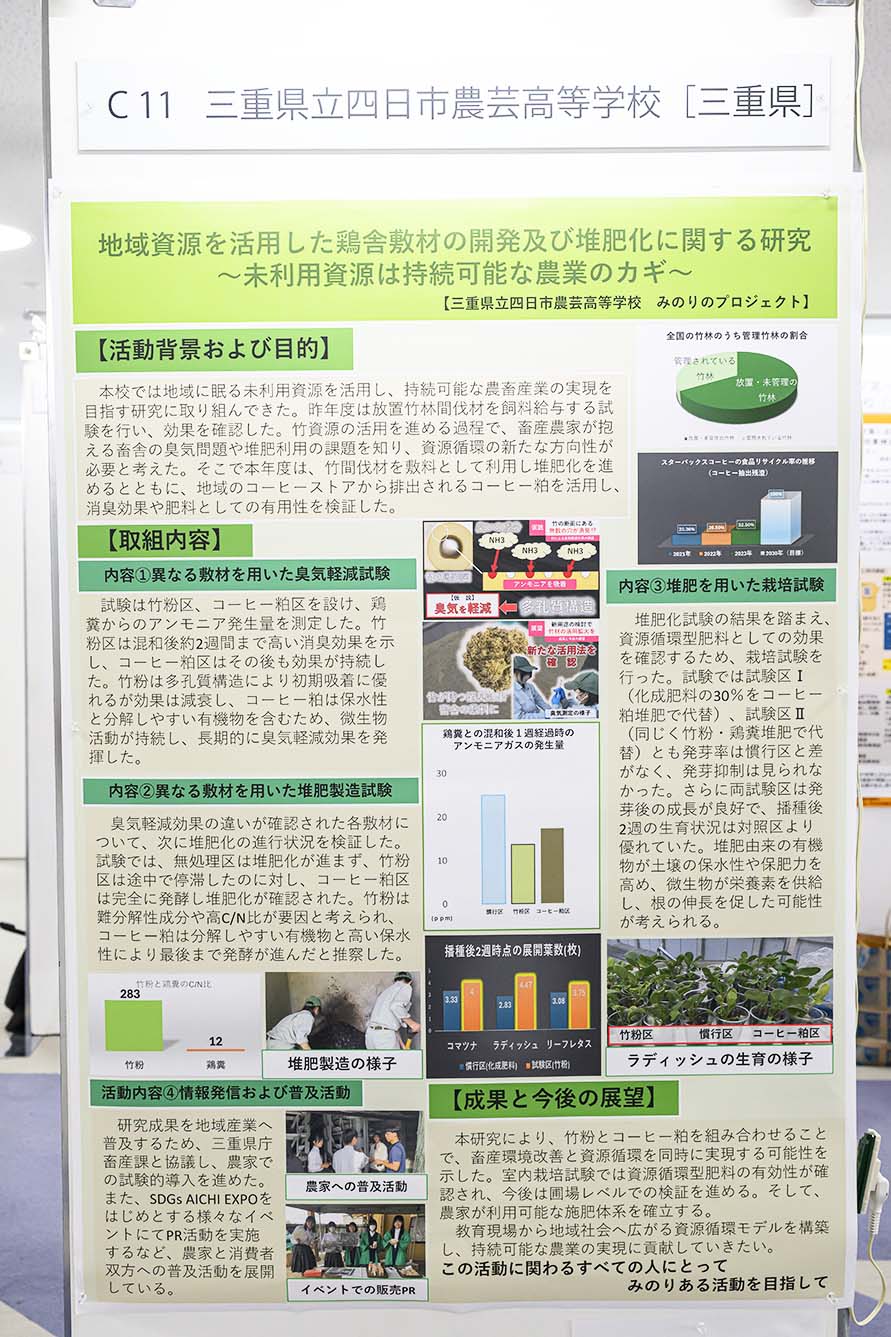 三重県立四日市農芸高等学校（三重県）