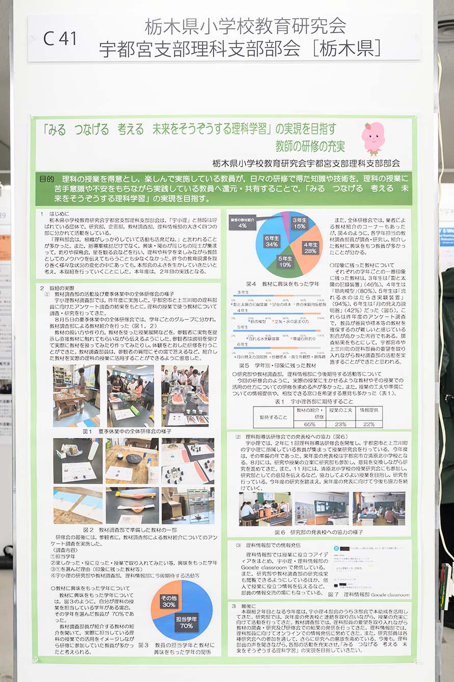 栃木県小学校教育研究会宇都宮支部理科支部部会（栃木県）
